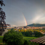 Regenbogen über Zürich
